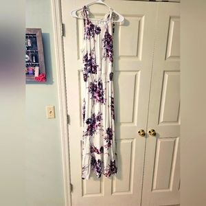 Maurices White and Purple Dress